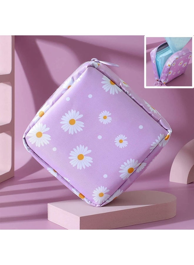 Portable Sanitary Pad Storage Bag – Zipper Organizer for Menstrual Pads, Tampons, and First Period Kit, Perfect for Teen Girls & Women, Multicolor - Image 4
